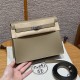 에르메스 Hermes Kelly danse 22cm swift 8Q Beige Marfa/silver
