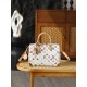 【AS】루이비통 M13085 Louis Vuitton x Murakami Takashi Speedy Bandouliere 25 Multicolor White 25cm