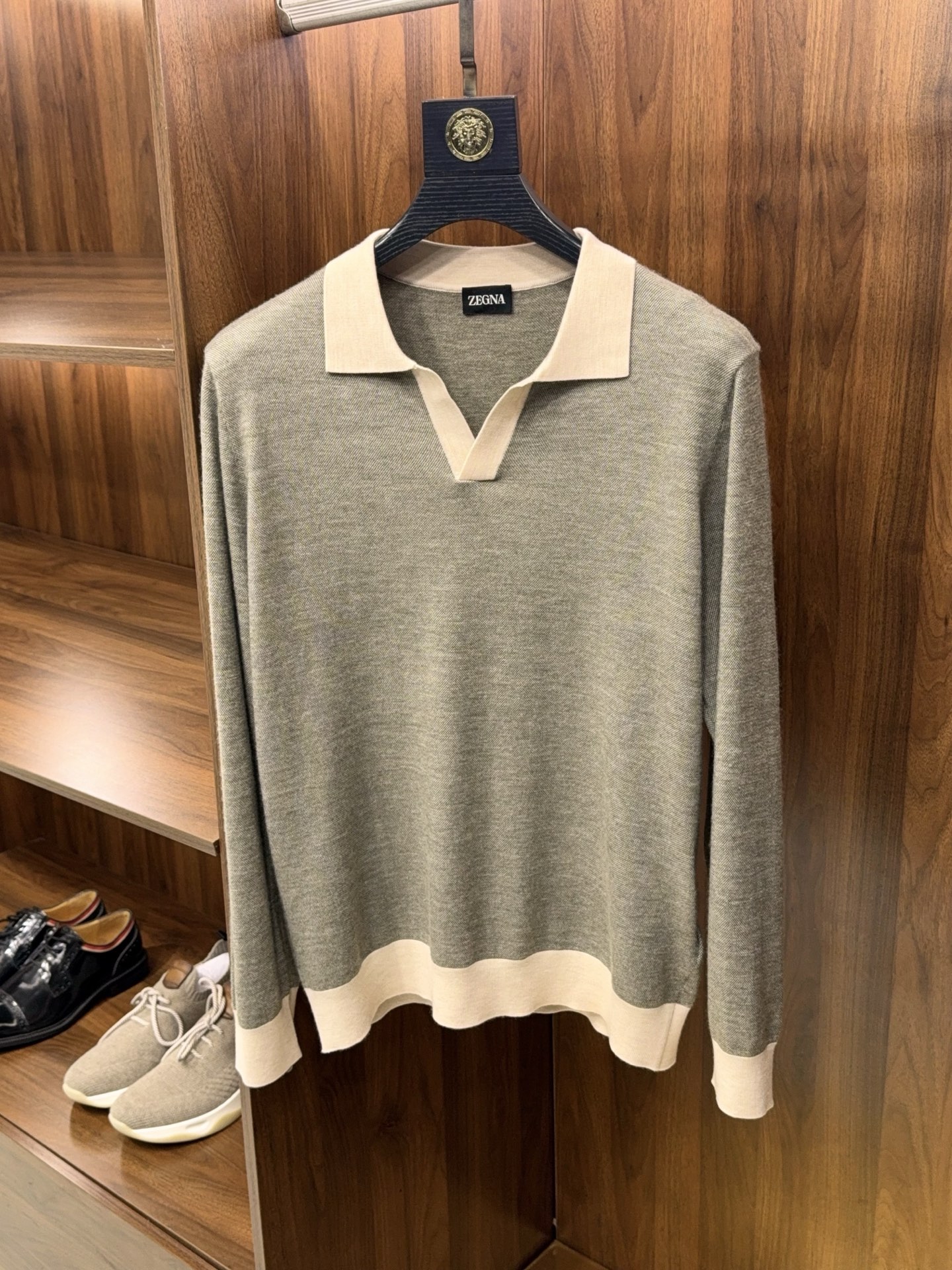 제냐 Zegna 긴팔 티셔츠