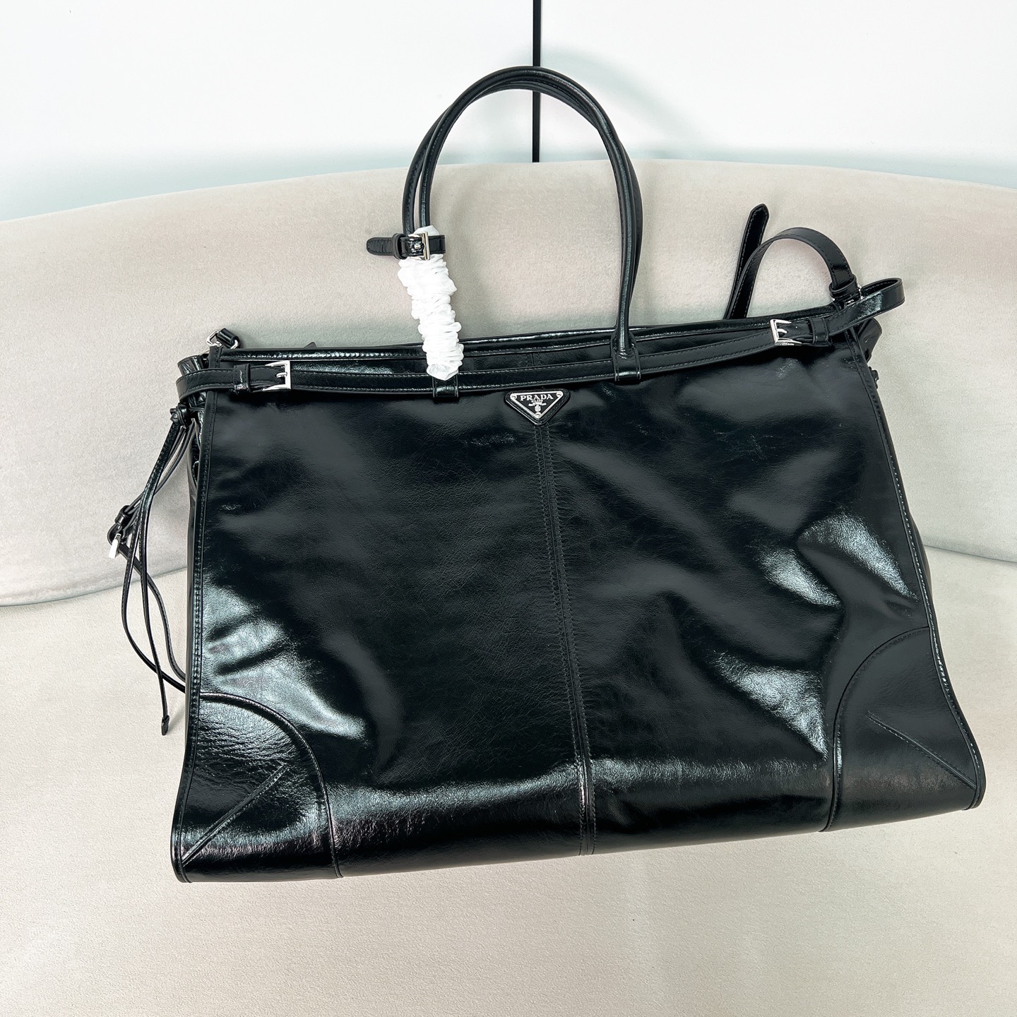 프라다 Prada 2VG128 가죽 토트백 50cm