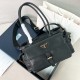 프라다 Prada 1BG596 미디엄 익스플로어 나파 가죽 토트백 30cm