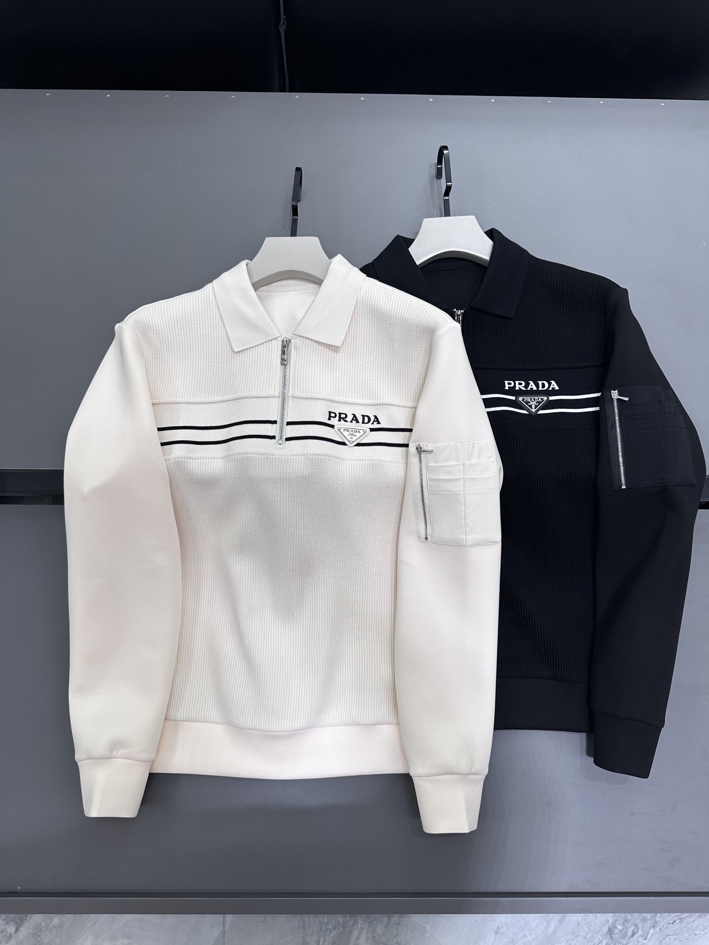 프라다 Prada 맨투맨 집업