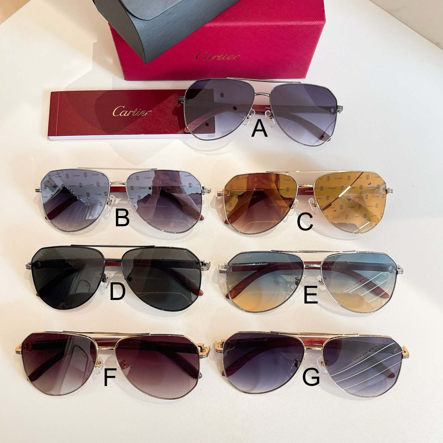 까르띠에 Cartier CT0566S 61口14-145