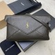 생로랑 Saint laurent/YSL 841702 Cassandre XXL Envelope Pouch On Chain in Lambskin Black 33CM