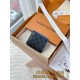 루이비통 Louis Vuitton N64033 Slender Wallet Damier Graphite Blue