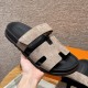 에르메스 Hermes 180 Chypre sandal Chamois&Etoupe