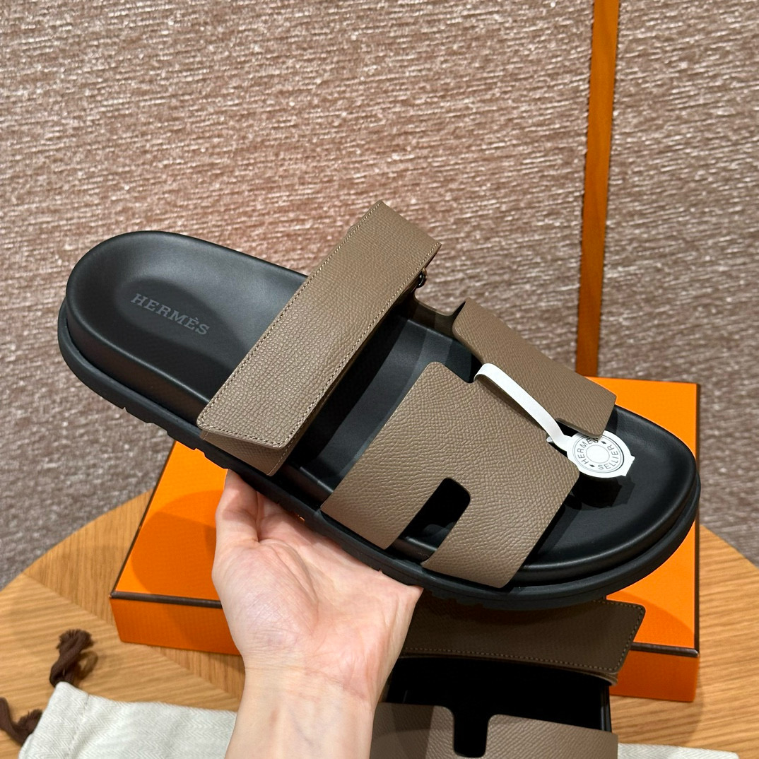 에르메스 Hermes 180 Chypre Sandal Epsom&18 Etoupe
