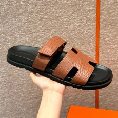 에르메스 Hermes 180 Chypre sandal  Matte Alligator&37 Gold
