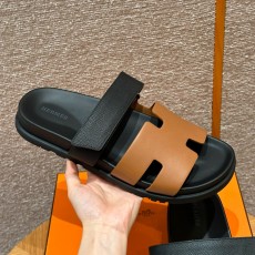 에르메스 Hermes 180 Chypre Sandal lambskin and Epsom&Naturel and 89 Noir