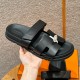 에르메스 Hermes 180 Chypre Sandal lambskin&89 Noir