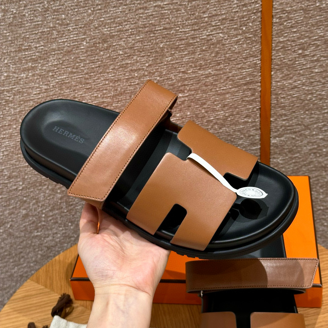 에르메스 Hermes 180 Chypre Sandal lambskin&Naturel