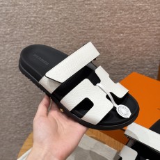 에르메스 Hermes 225 Chypre sandal Epsom&01 Blanc