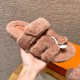 에르메스 Hermes 225 Chypre sandal Woolskin&Naked pink