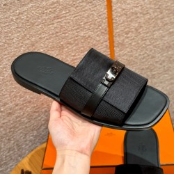 에르메스 Hermes 183 Gabriel sandal Calfskin&89 Noir