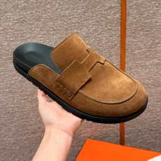 에르메스 Hermes 309 Go mule Suede calf leather&Brun Fume