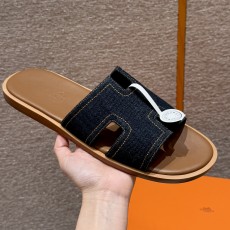 에르메스 Hermes 182 Izmir sandal Cpwboy&Blue