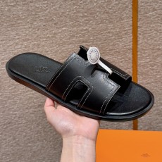 에르메스 Hermes 182 Izmir sandal Swift&89 Noir