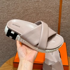 에르메스 Hermes 086 Infra Sandal Lambskin&94 Terre Cuite