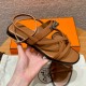 에르메스 Hermes 106 June sandal Calfskin&37 Gold