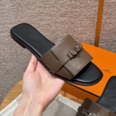 에르메스 Hermes 183 Giulia sandal Calfskin&Elephant gray