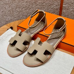 에르메스 Hermes 196 Santorini sandal Epsom&S2 Trench