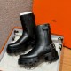 에르메스 Hermes 217 Jaimy Ankle Boot Calfskin&89 Noir