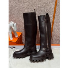 에르메스 Hermes 218 Jaime Boot Calfskin&Marron Ebene