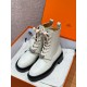 에르메스 Hermes 253 Funk Ankle Boot Calfskin&Clay beige