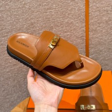 에르메스 Hermes 258 Empire Sandal Calfskin&Brown gold