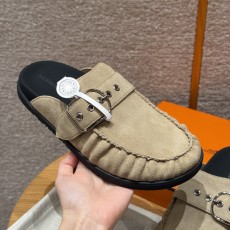 에르메스 Hermes 291 Hermes Key mule Chamois&Beige Lin