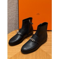 에르메스 Hermes 610 Kelsy Ankle Boot Calfskin&89 Noir