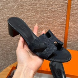 에르메스 Hermes 185 Oasis sandal Cowboy&cowboy blue