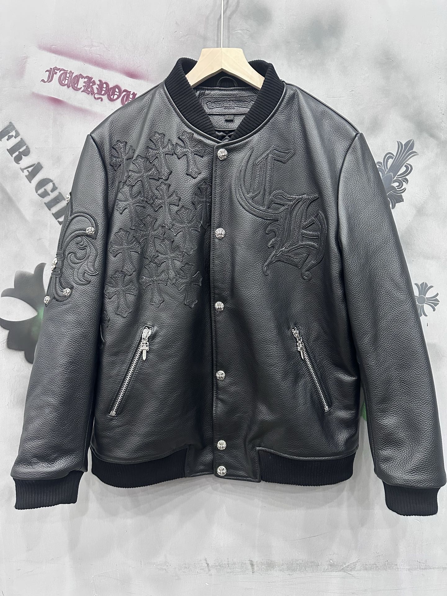 크롬하츠 Chrome Hearts 레더 재킷