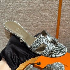 에르메스 Hermes 185 Oasis sandal Lizard&Himalaya