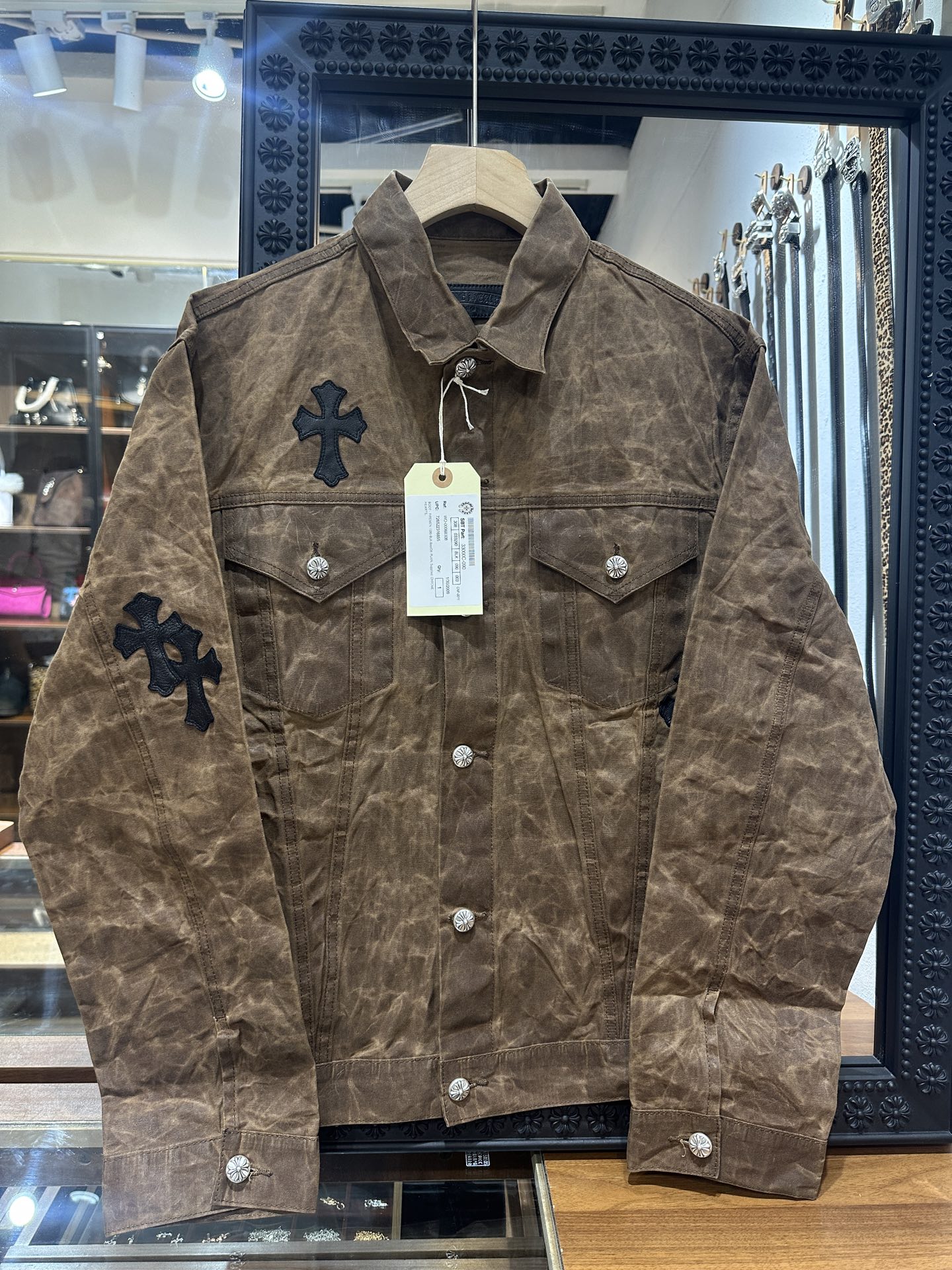 크롬하츠 Chrome Hearts 오일 왁싱 재킷