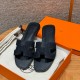 에르메스 Hermes 181 Oran sandal Cowboy&Cowboy blue