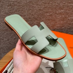에르메스 Hermes 181 Oran sandal Epsom&6U Menthe