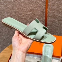 에르메스 Hermes 181 Oran sandal Epsom&6U Menthe