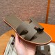 에르메스 Hermes 181 Oran sandal Epsom&18 Etoupe