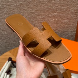 에르메스 Hermes 181 Oran sandal Epsom&37 Gold