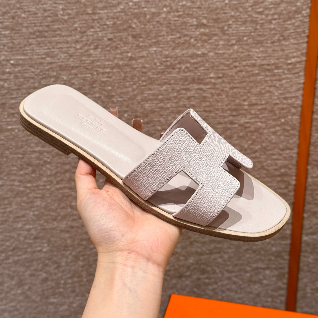 에르메스 Hermes 181 Oran sandal Epsom&Terre Cuite