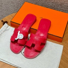 에르메스 Hermes 181 Oran sandal Lizard&Q5 Rouge casaque