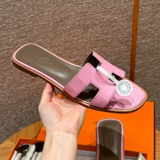 에르메스 Hermes 181 Oran sandal Matte Alligator&5P Pink