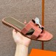에르메스 Hermes 181 Oran sandal Matte Alligator&Terre Cuite