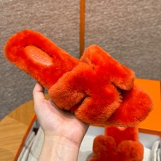 에르메스 Hermes 181 Oran sanda Woolskin&Royge De Turin