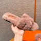 에르메스 Hermes 181 Oran sanda Woolskin&Naked pink