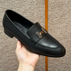 에르메스 Hermes 192 Royal loafer Goathide&89 Noir silver