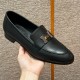에르메스 Hermes 192 Royal loafer Goathide&89 Noir silver