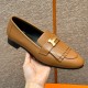 에르메스 Hermes 192 Royal loafer Goathide&Naturel gold