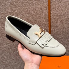 에르메스 Hermes 192 Royal loafer Goatskin&Beige Glaise gold